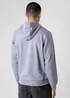 Tokyo Laundry Blue Brushed Back Fleece Hoody With Small Chest Logo - M Image 2