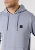 Tokyo Laundry Blue Brushed Back Fleece Hoody With Small Chest Logo - M Image 3