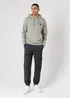 Tokyo Laundry Green Brushed Back Fleece Hoody With Small Chest Logo - L Image 4