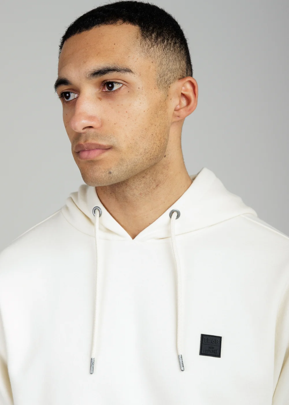 Tokyo Laundry Cream Brushed Back Fleece Hoody With Small Chest Logo - XL Image 3