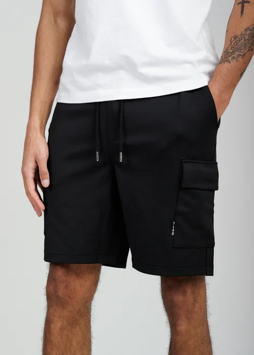 Tokyo Laundry Black Cargo-Style Shorts - L Image 4
