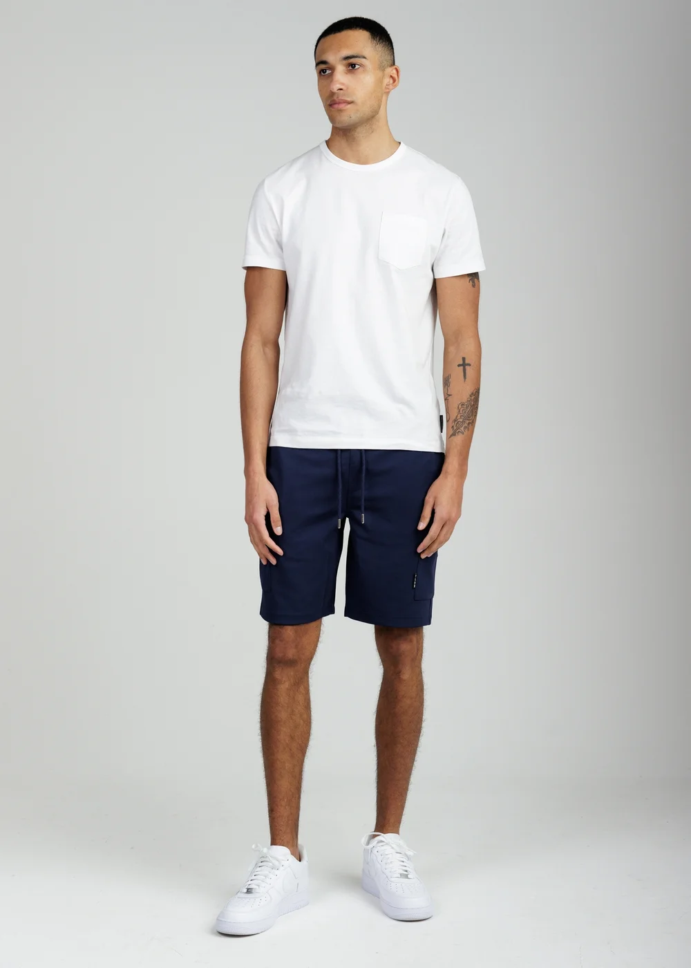 Tokyo Laundry Dark Blue Cargo-Style Shorts - 2XL Image 3