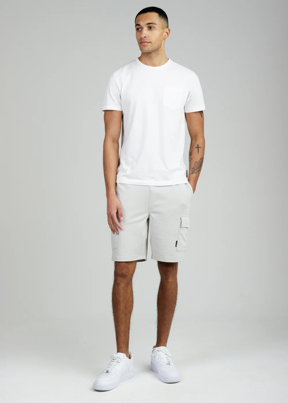 Tokyo Laundry Grey Cargo-Style Shorts - 2XL Image 3