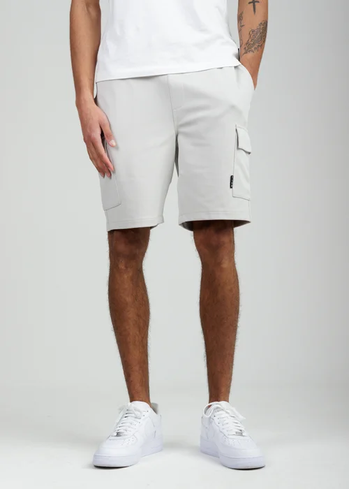 Tokyo Laundry Grey Cargo-Style Shorts - 2XL Image 1