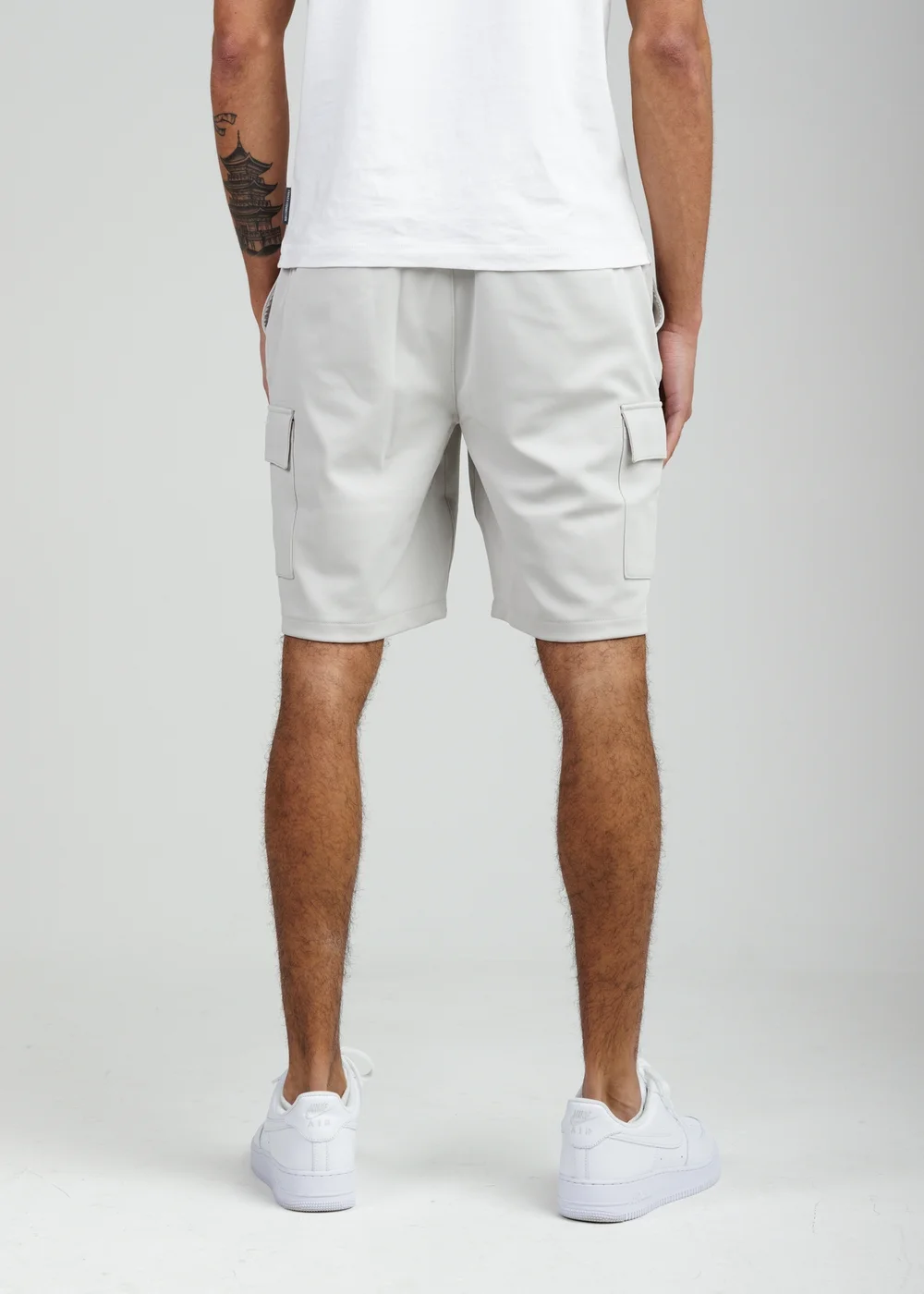 Tokyo Laundry Grey Cargo-Style Shorts - 2XL Image 2