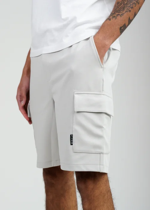 Tokyo Laundry Grey Cargo-Style Shorts - 2XL Image 4