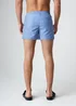 Influence Blue Elasticated Floral Print Swim Shorts - L Image 2