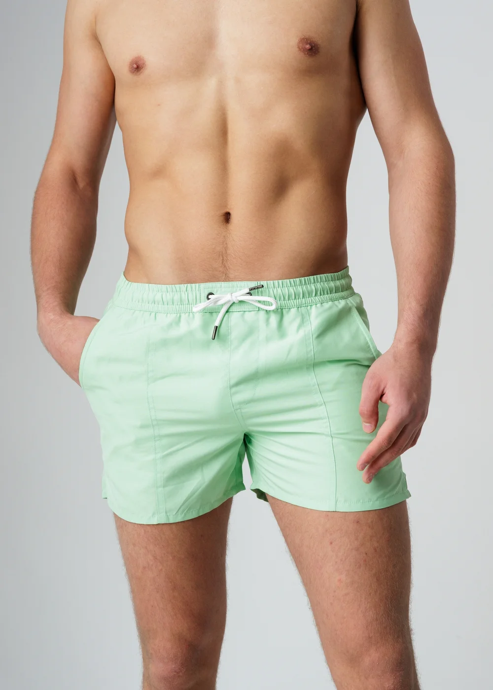 Influence Green Elasticated Swim Shorts - XL Image 3