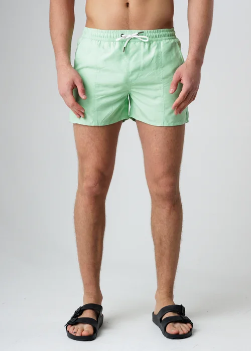 Influence Green Elasticated Swim Shorts - XL Image 1