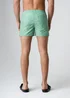 Influence Green Elasticated Geometric Print Swim Shorts - S Image 2