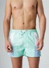 Influence Blue Elasticated Colourblock Swim Shorts - L Image 3