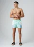 Influence Blue Elasticated Colourblock Swim Shorts - L Image 4
