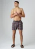 Influence Black Animal Print Elasticated Shorts - S Image 4