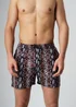 Influence Black Animal Print Elasticated Shorts - S Image 3