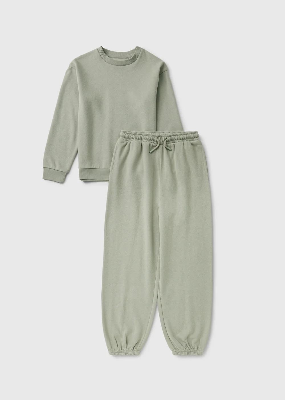 Boys Sage Green Top & Bottoms Set (7-15yrs) - 7 Yrs Image 1