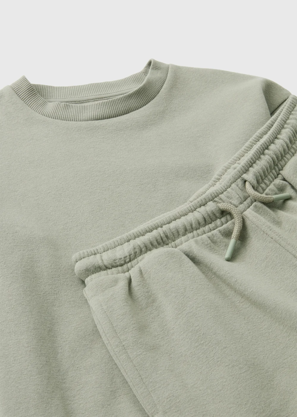 Boys Sage Green Top & Bottoms Set (7-15yrs) - 7 Yrs Image 2
