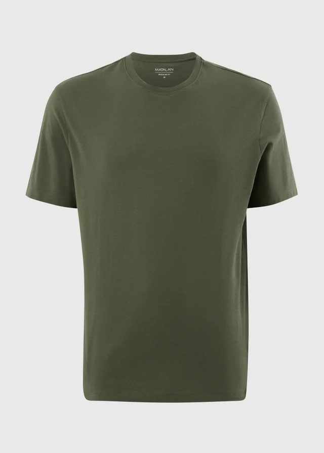 Khaki Essential Crew Neck T-Shirt