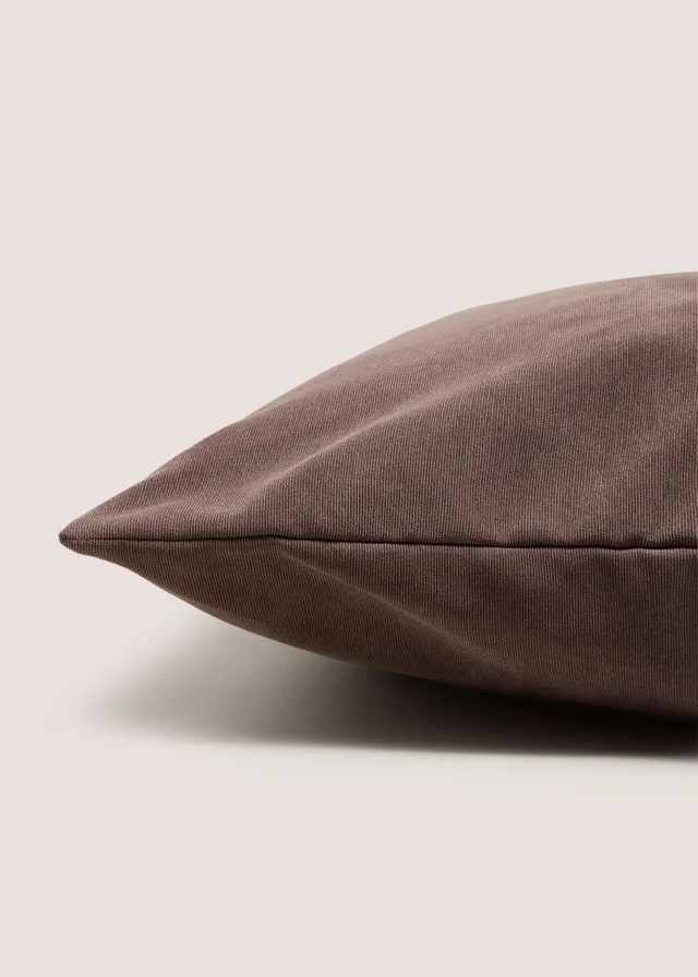 Brown Soft Velour Cushion