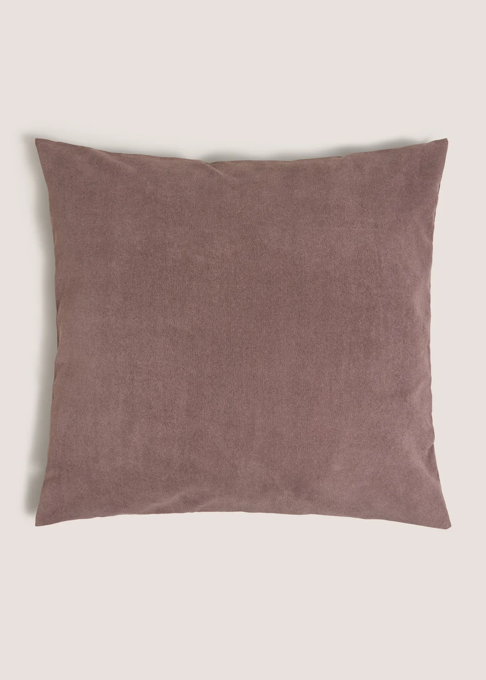 Brown Soft Velour Cushion Image 1