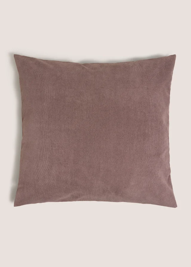 Brown Soft Velour Cushion