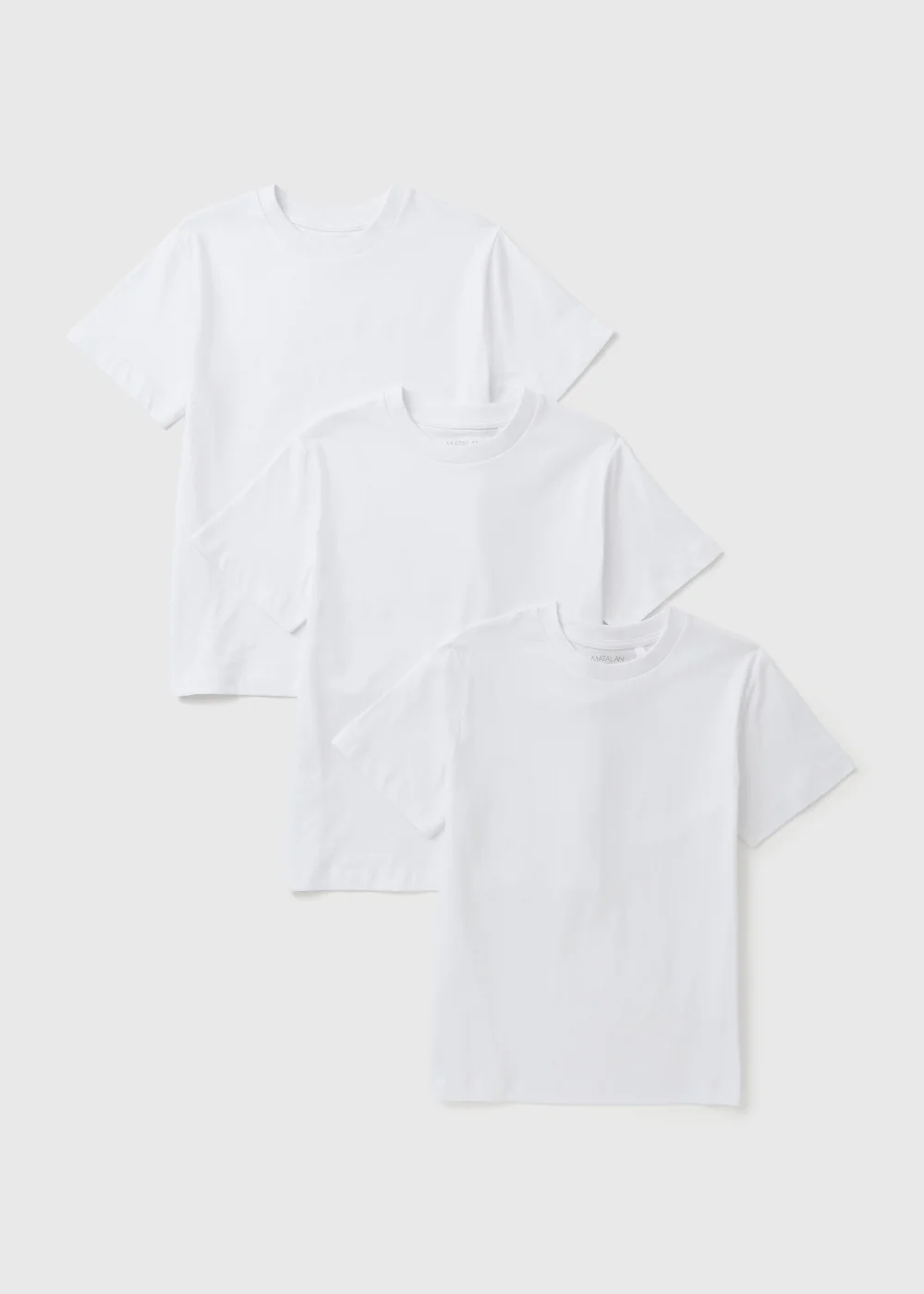 3 Pack Boys White T-Shirts (7-15yrs) - 11 Yrs Image 1