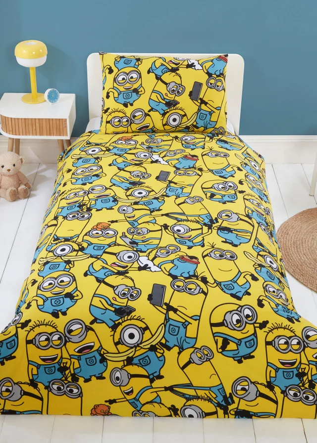Despicable Me Minions Yellow Single Duvet