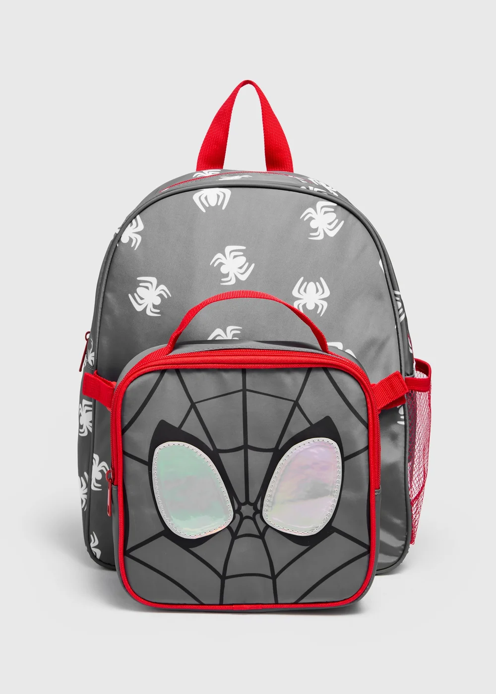 Marvel Spider-Man Charcoal Backpack & Lunch Bag Set - One Size Image 1