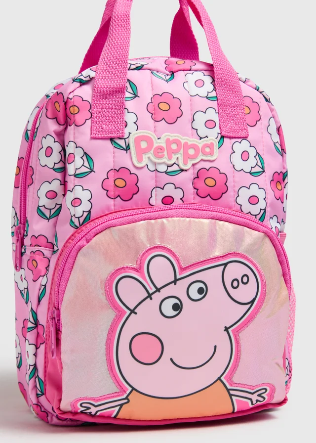 Peppa Pig Girls Pink Backpack