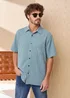 Cotton Traders Jade Green Signature Short Sleeve Soft Touch Shirt - XL Image 2