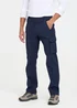 Cotton Traders Midnight Blue Quick Dry Stretch Action Trousers - 42/L27 Image 2