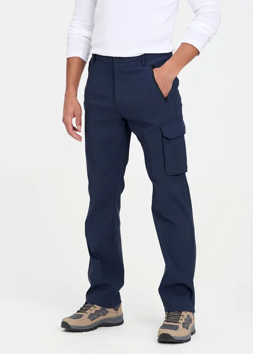 Cotton Traders Midnight Blue Quick Dry Stretch Action Trousers - 36/L29 Image 2