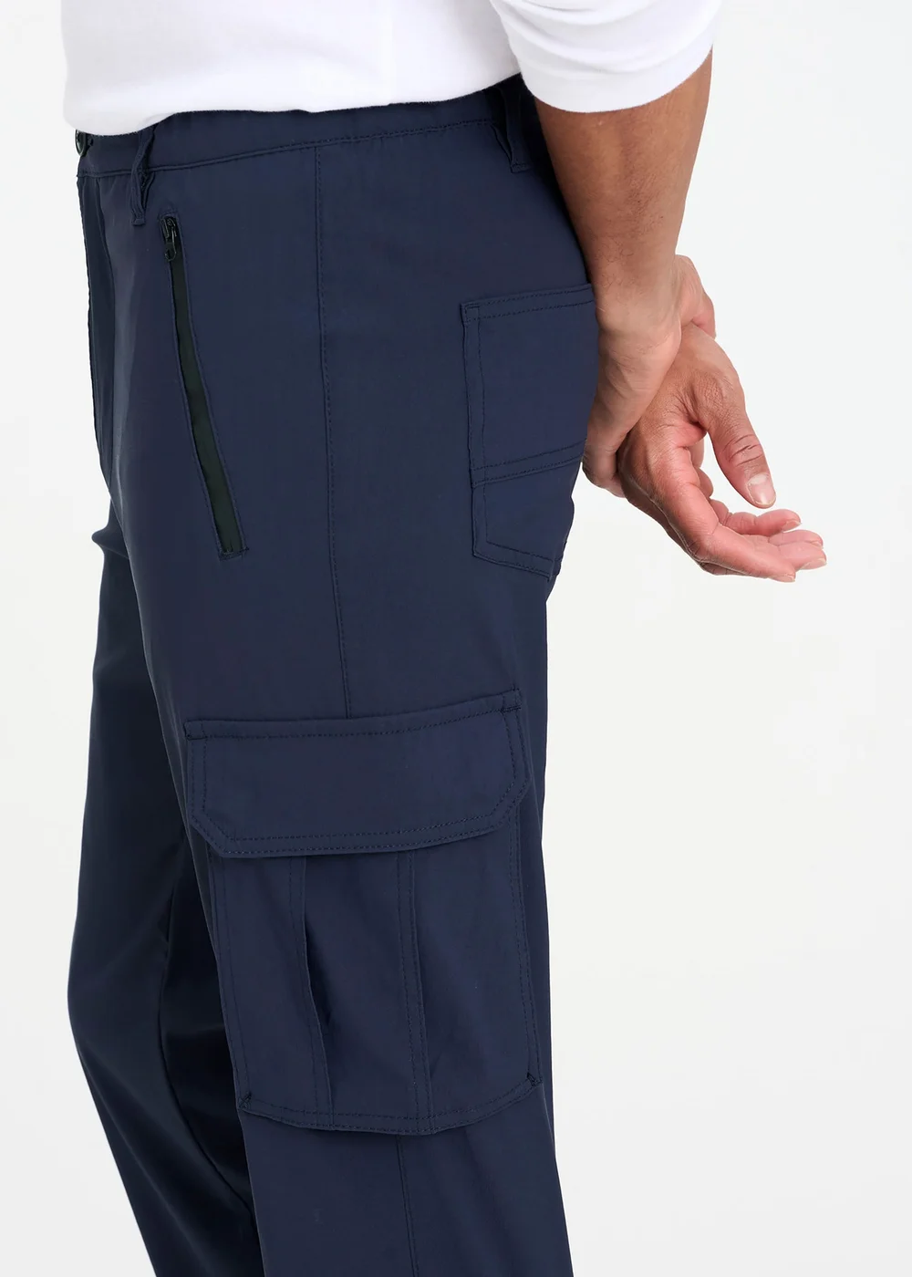 Cotton Traders Midnight Blue Quick Dry Stretch Action Trousers - 36/L29 Image 4