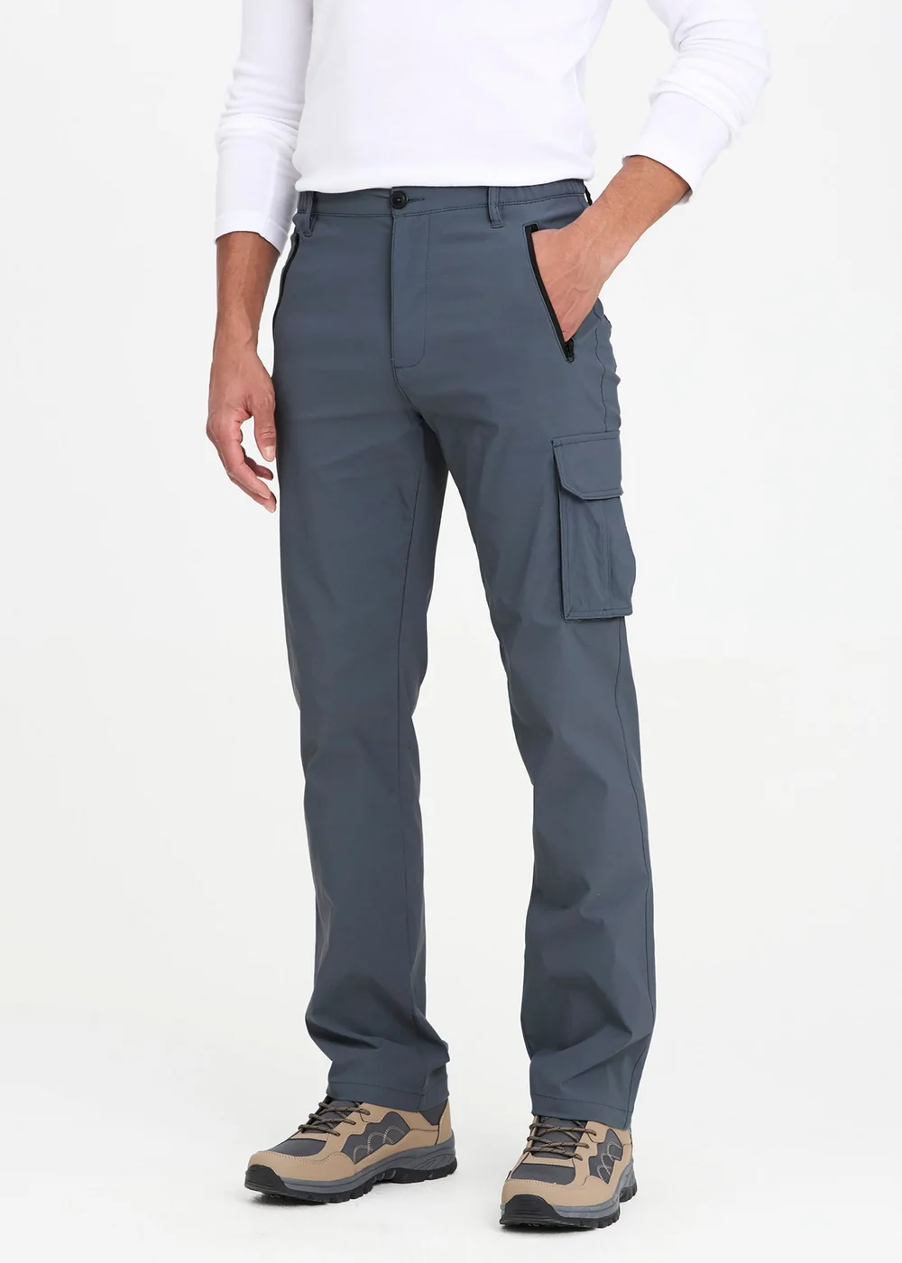 Cotton Traders Ash Quick Dry Stretch Action Trousers - 40/L29 Image 2