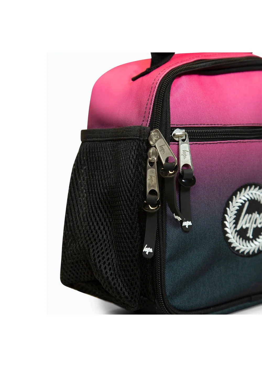 Hype Kids Black Pink Fade Thermal Insulated 4.5L Lunch Bag - One Size Image 4