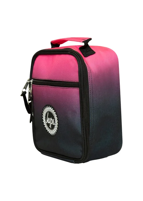 Hype Kids Black Pink Fade Thermal Insulated 4.5L Lunch Bag - One Size Image 2