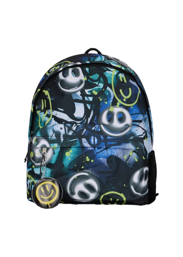 Hype Kids Multi Visionary Graffiti Print 18L Backpack