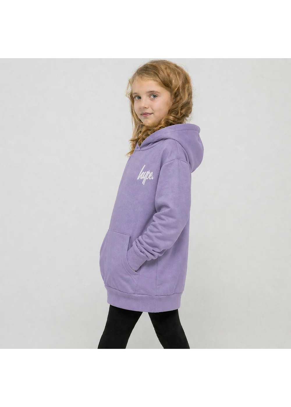 Hype Girls Purple Incept Hoodie (7-14 Years) - 7-8 Yrs Image 3