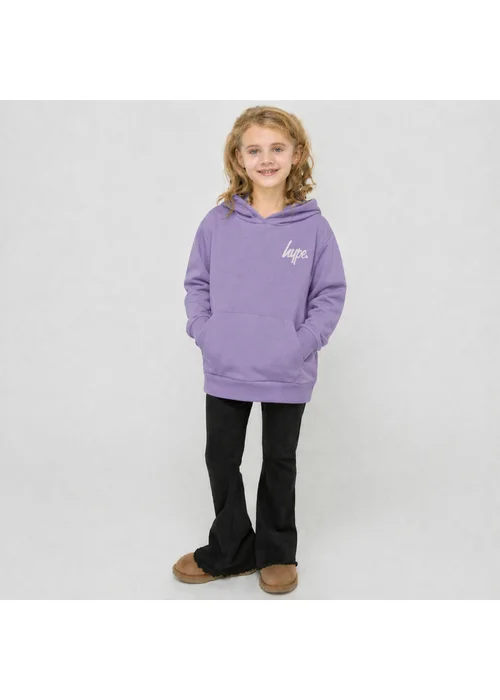 Hype Girls Purple Incept Hoodie (7-14 Years) - 7-8 Yrs Image 1