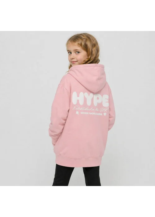 Hype Girls Pink Incept Hoodie (7-14 Years) - 13-14 Yrs Image 2