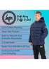 Hype Boys Navy Puffen Jacket (5-14 Years) - 13-14 Yrs Image 5