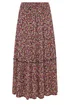 M&Co Petite Pink Ditsy Floral Maxi Skirt - 8 Image 5