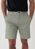 Threadbare Soft Green Cotton Regular Fit Stretch Chino Shorts - 36/L32 Image 3