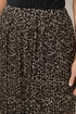 Long Tall Sally Brown Leopard Print Pleated Maxi Skirt - 12 Image 4