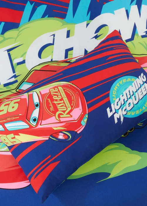 Disney Cars Blue Duvet Set - Single Image 4