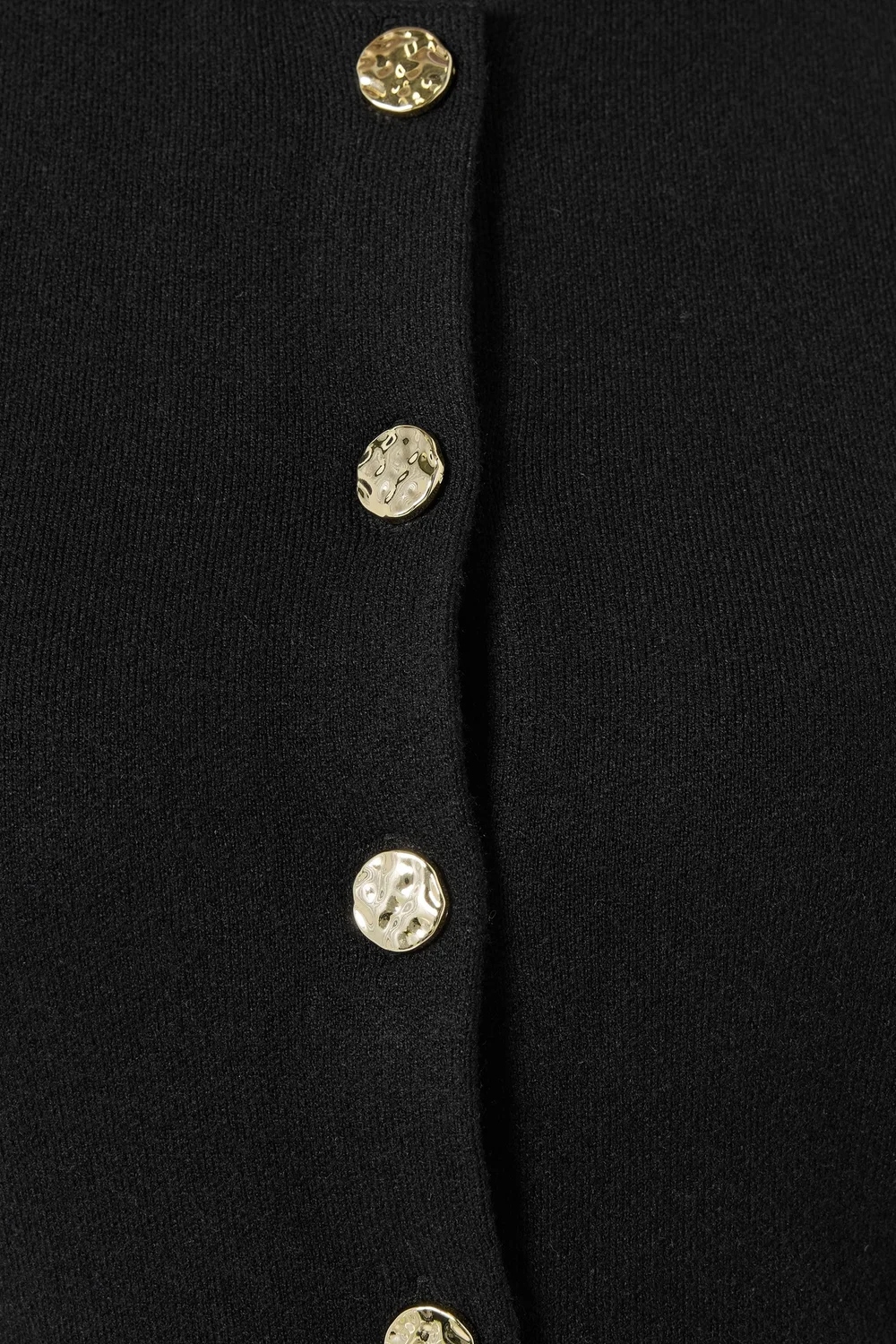 Long Tall Sally Black Button Vest Top - 8-10 Image 5