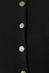 Long Tall Sally Black Button Vest Top - 8-10 Image 5