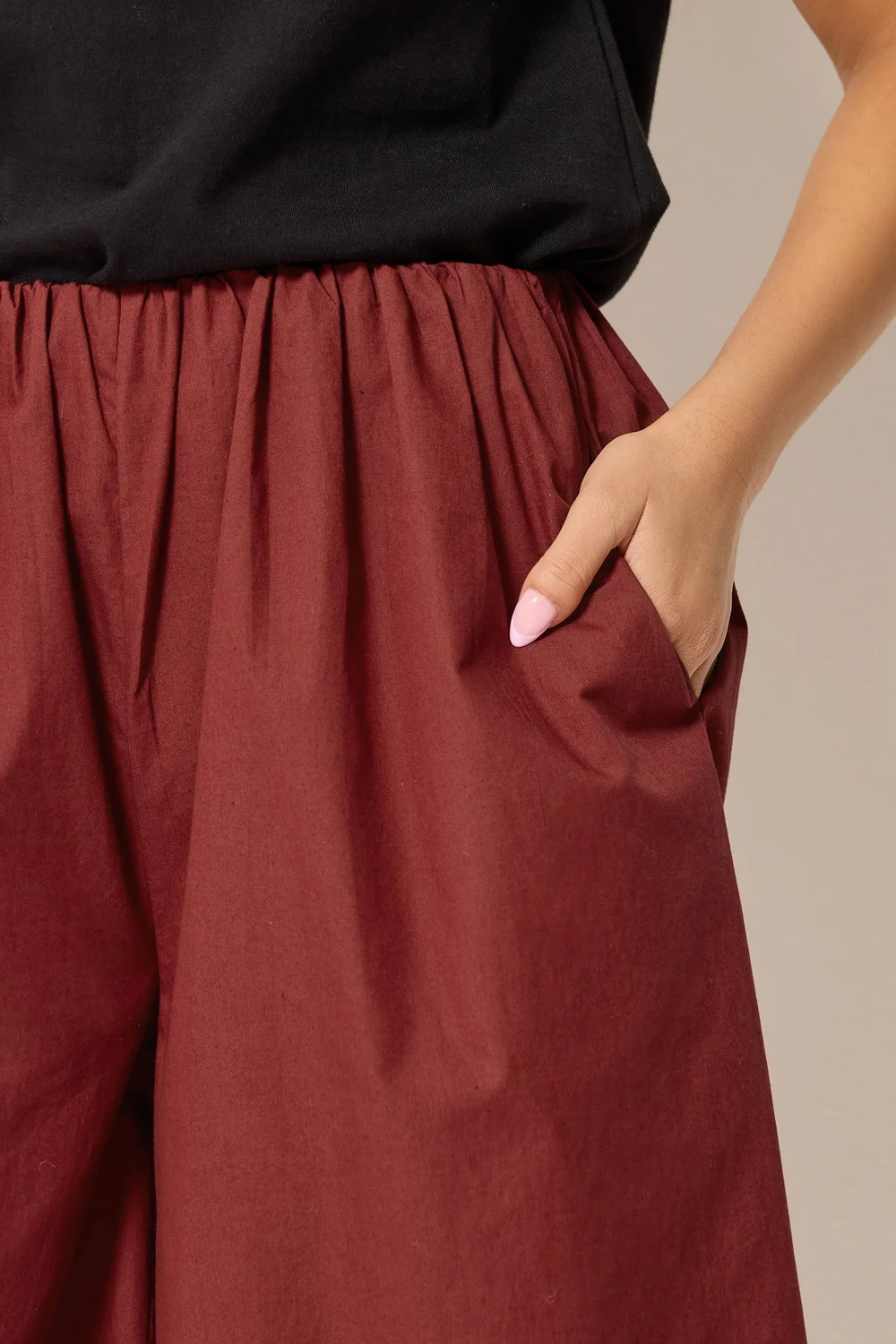 PixieGirl Petite Red Poplin Culottes - 12 Image 5