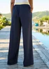 Cotton Traders Navy Pull On Elasticated Waist Trousers - 14 Image 3