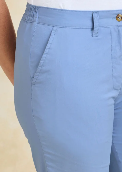 Cotton Traders Bluebell Everyday Straight Leg Cropped Trousers - 16/L27 Image 4