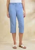 Cotton Traders Bluebell Everyday Straight Leg Cropped Trousers - 16/L27 Image 2